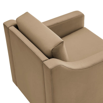 Liora Performance Velvet Armchair