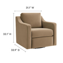 Liora Performance Velvet Armchair