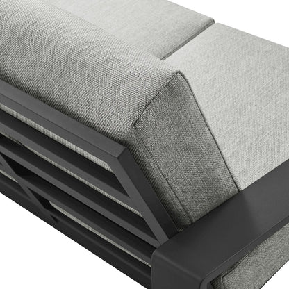 Lirienne Outdoor Patio Aluminum Loveseat