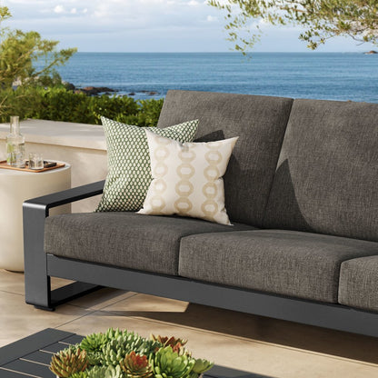Lirienne Outdoor Patio Aluminum Sofa