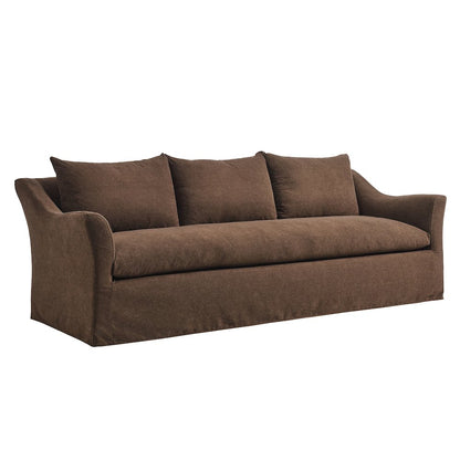 Somerset 92" Linen Blend Slipcovered Sofa