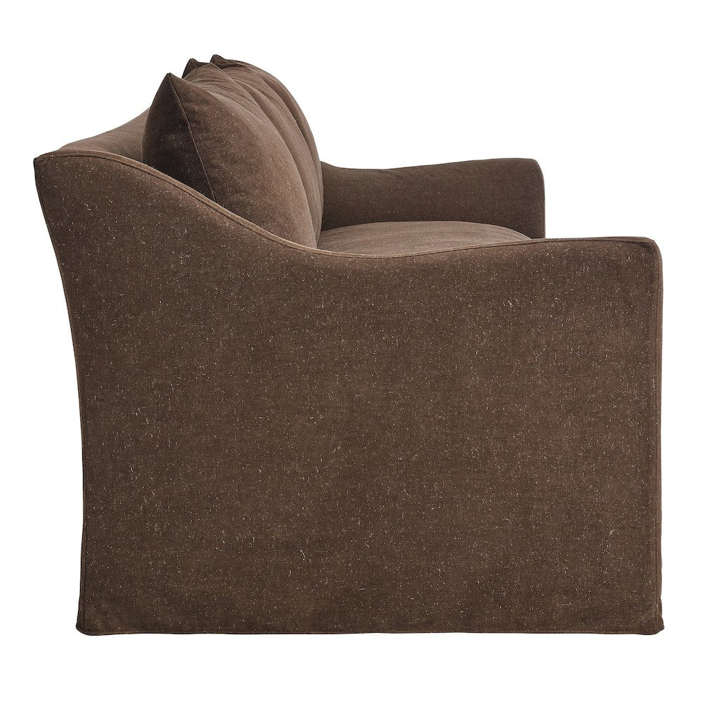 Somerset 92" Linen Blend Slipcovered Sofa