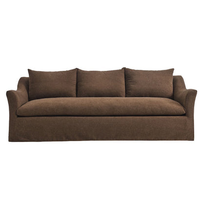 Somerset 92" Linen Blend Slipcovered Sofa