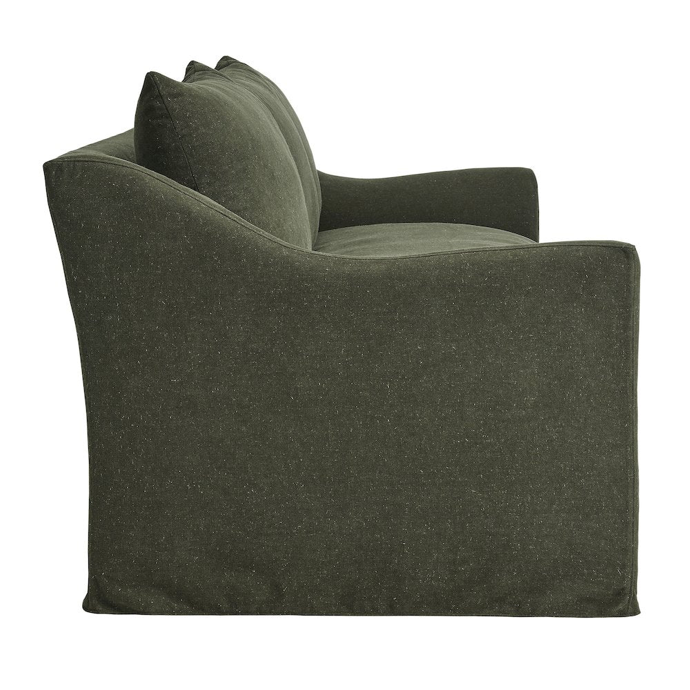Somerset 92" Linen Blend Slipcovered Sofa