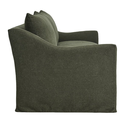 Somerset 92" Linen Blend Slipcovered Sofa
