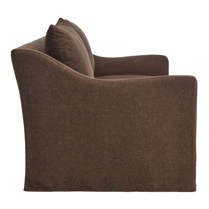 Somerset 70" Linen Blend Slipcovered Loveseat