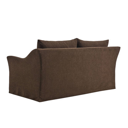 Somerset 70" Linen Blend Slipcovered Loveseat