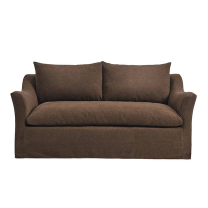 Somerset 70" Linen Blend Slipcovered Loveseat