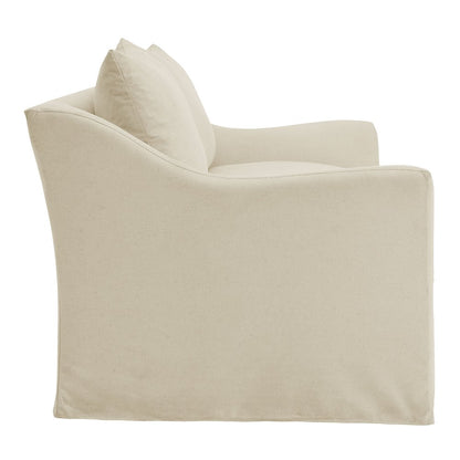 Somerset 70" Linen Blend Slipcovered Loveseat