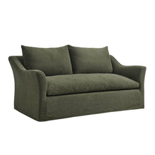 Somerset 70" Linen Blend Slipcovered Loveseat