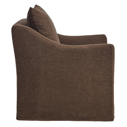 Somerset Linen Blend Slipcovered Armchair