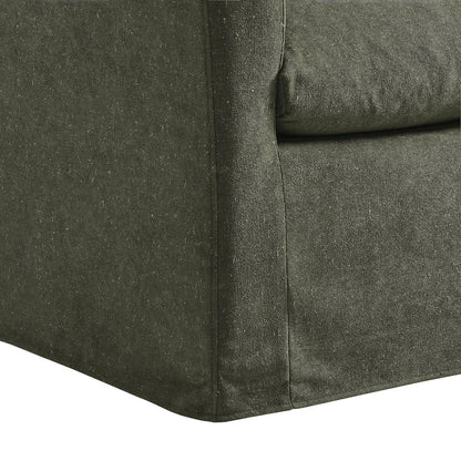 Somerset Linen Blend Slipcovered Armchair