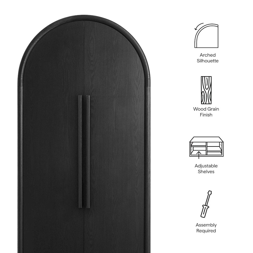 Bellamy Tall Arched Storage Cabinet