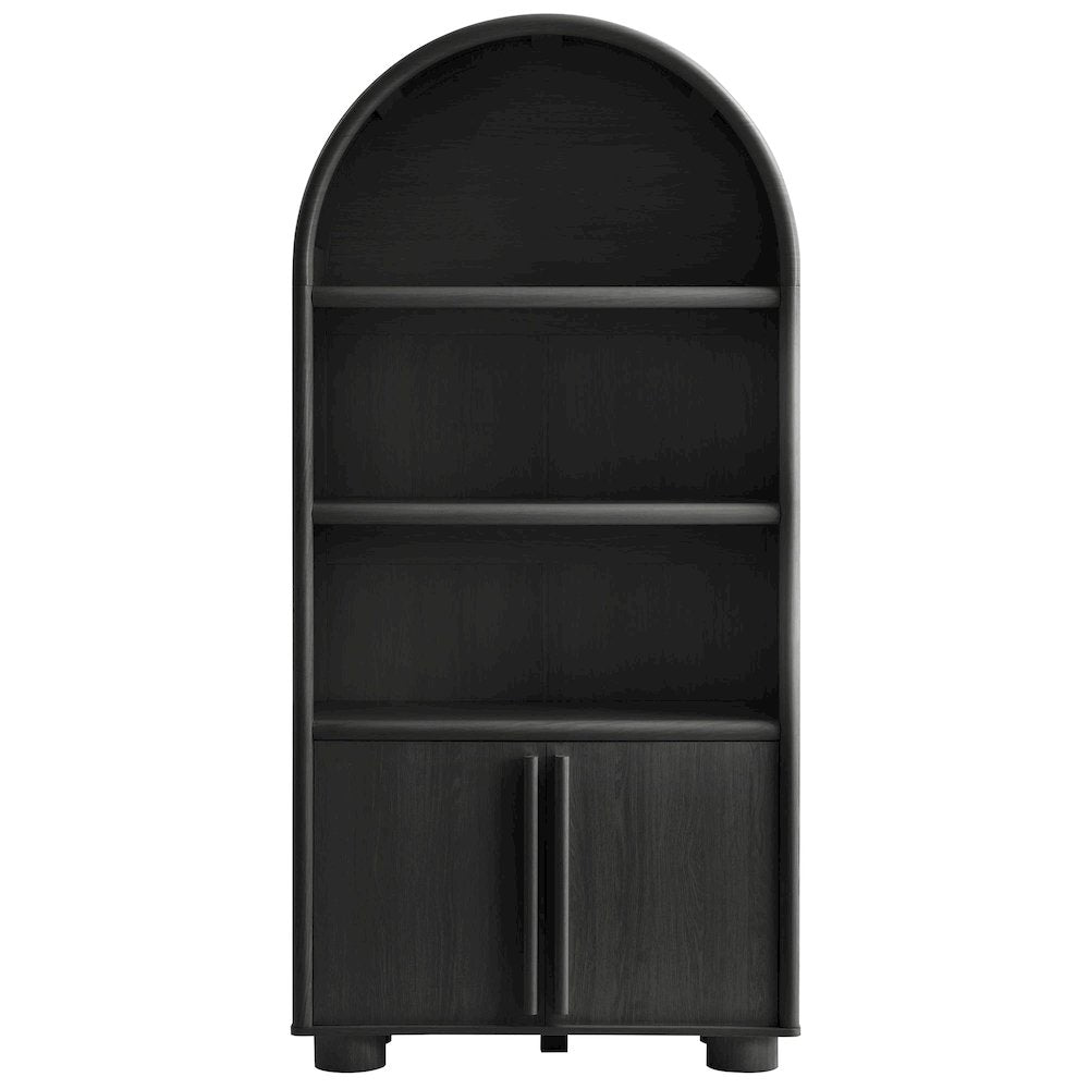 Bellamy Tall Arched Display Cabinet Bookcase