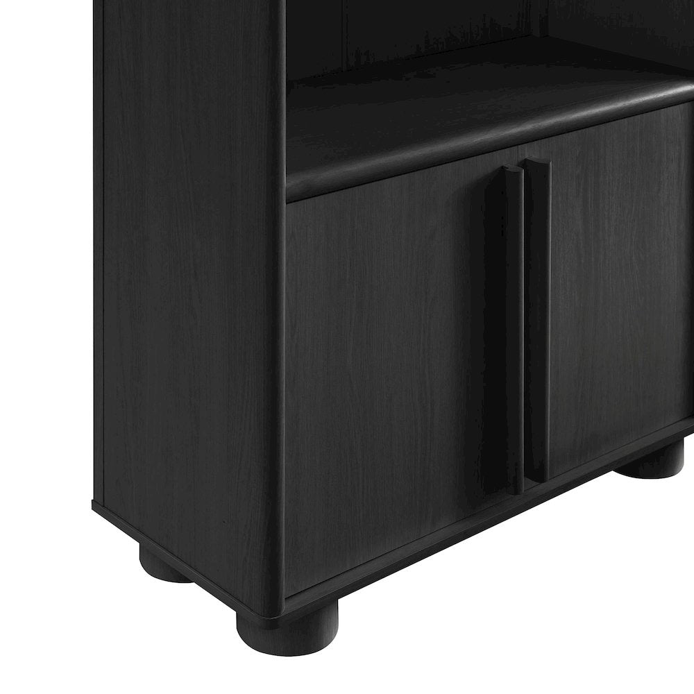 Bellamy Tall Arched Display Cabinet Bookcase