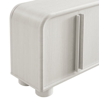 Bellamy Curved 4-Door Sideboard Cabinet