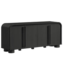 Bellamy Curved 4-Door Sideboard Cabinet
