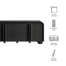 Bellamy Curved 4-Door Sideboard Cabinet