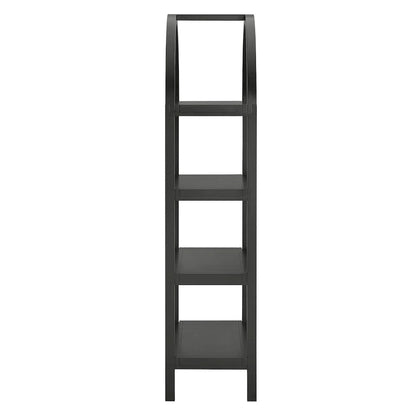 Vexley 60 Inch Arched Bookshelf