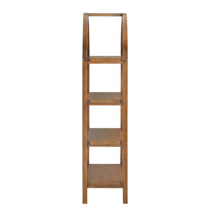 Vexley 60 Inch Arched Bookshelf