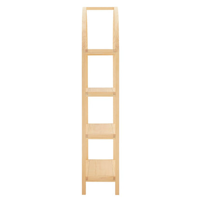 Vexley 72 Inch Large Arched Bookshelf