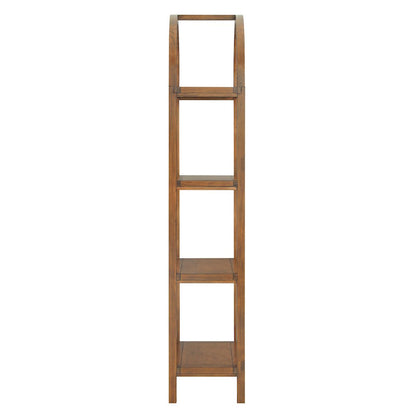 Vexley 72 Inch Large Arched Bookshelf