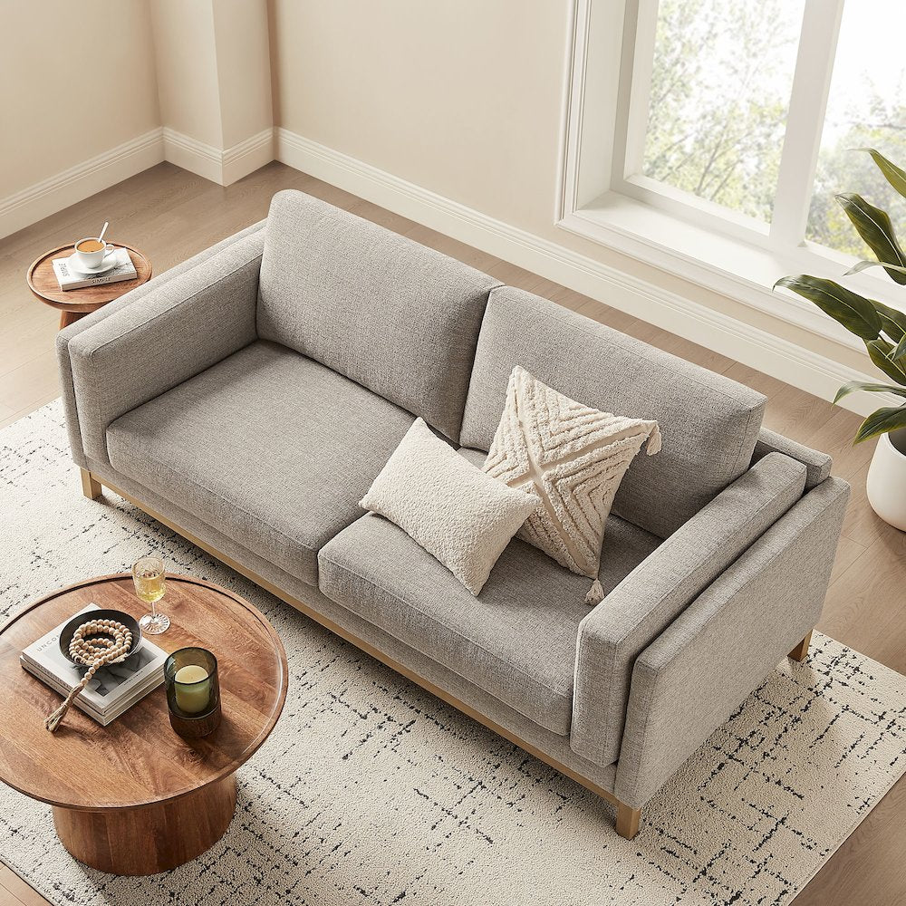 Roscoe 81 inch Fabric Sofa