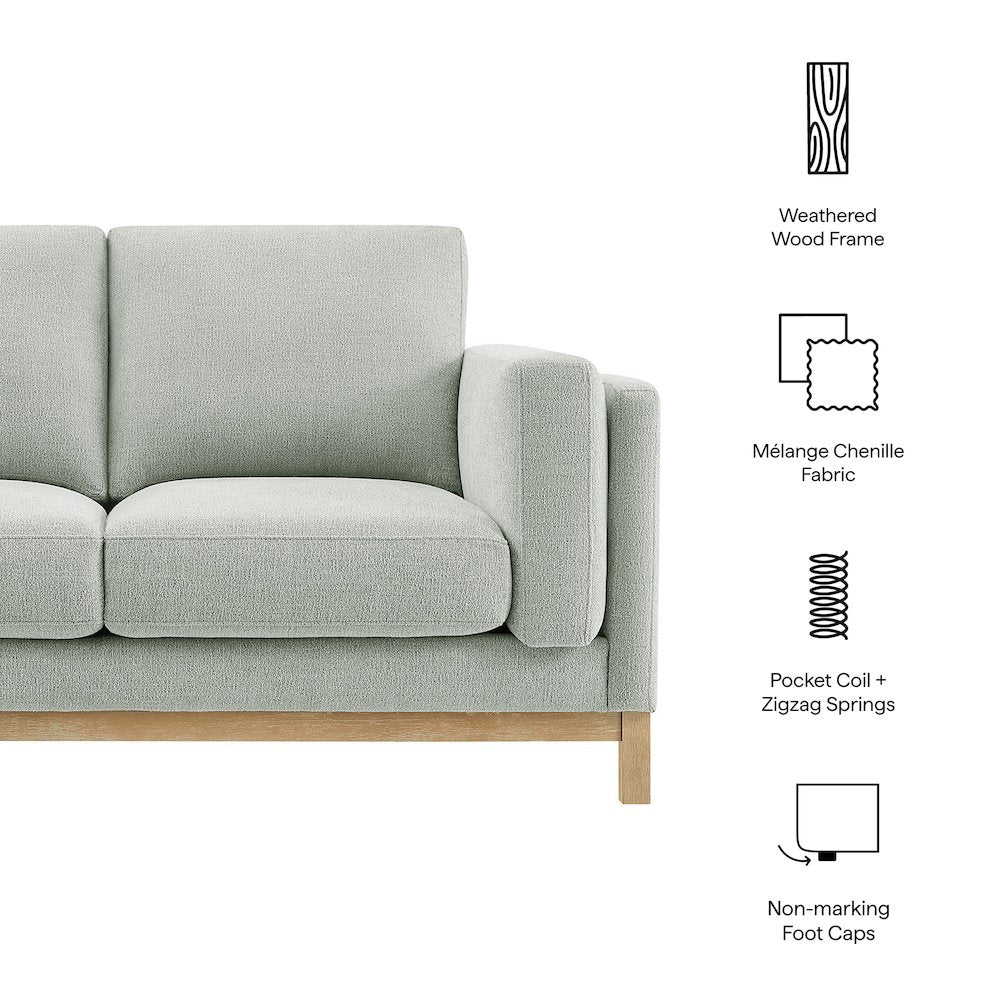 Roscoe 63 inch Fabric Loveseat