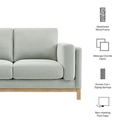 Roscoe 63 inch Fabric Loveseat