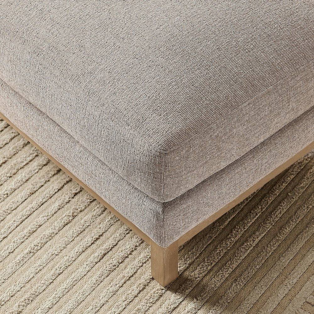 Roscoe Fabric Ottoman