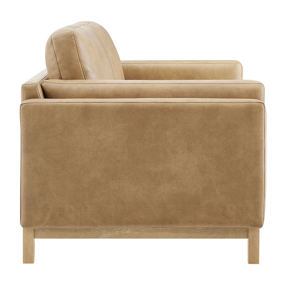 Roscoe 63 inch Vegan Leather Loveseat
