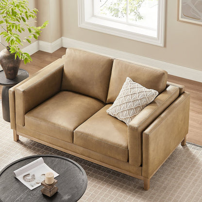 Roscoe 63 inch Vegan Leather Loveseat