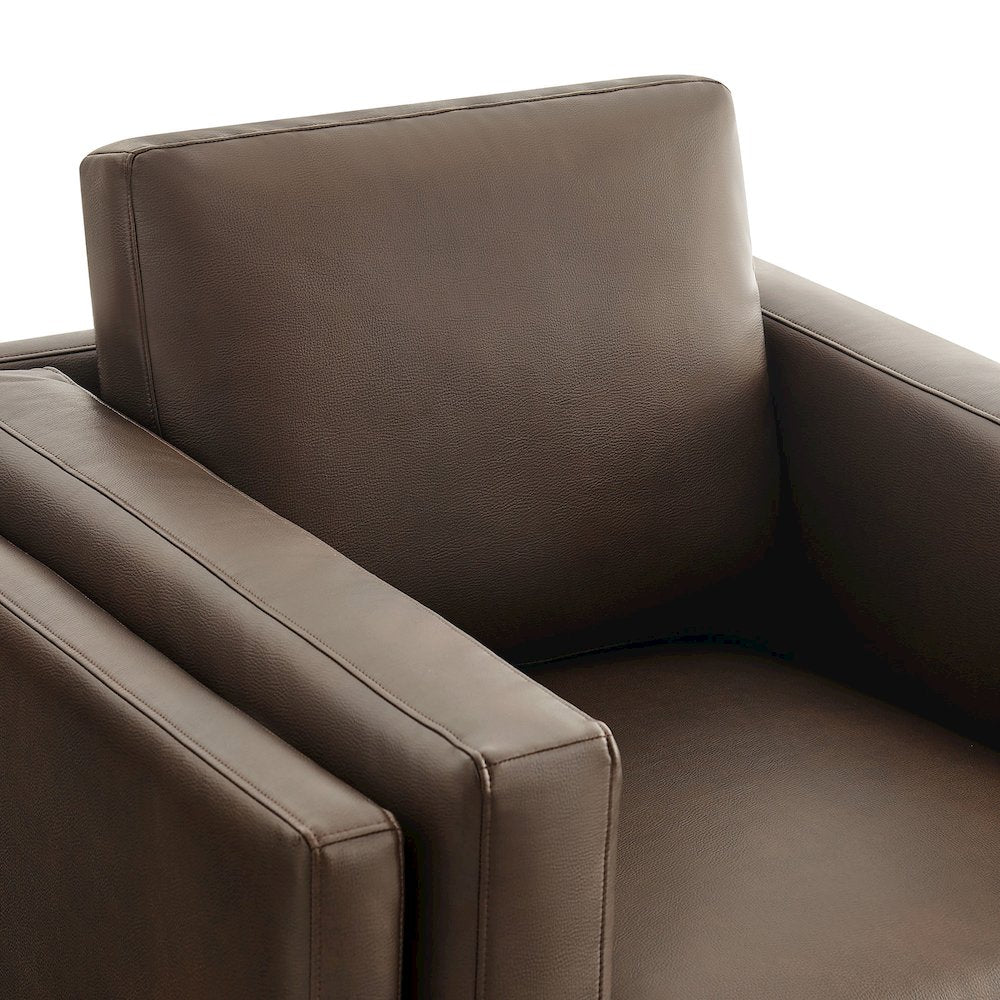 Roscoe Vegan Leather Armchair