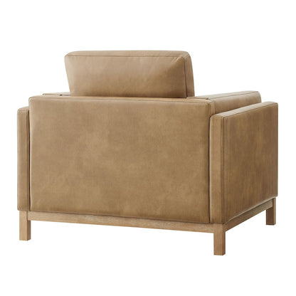 Roscoe Vegan Leather Armchair