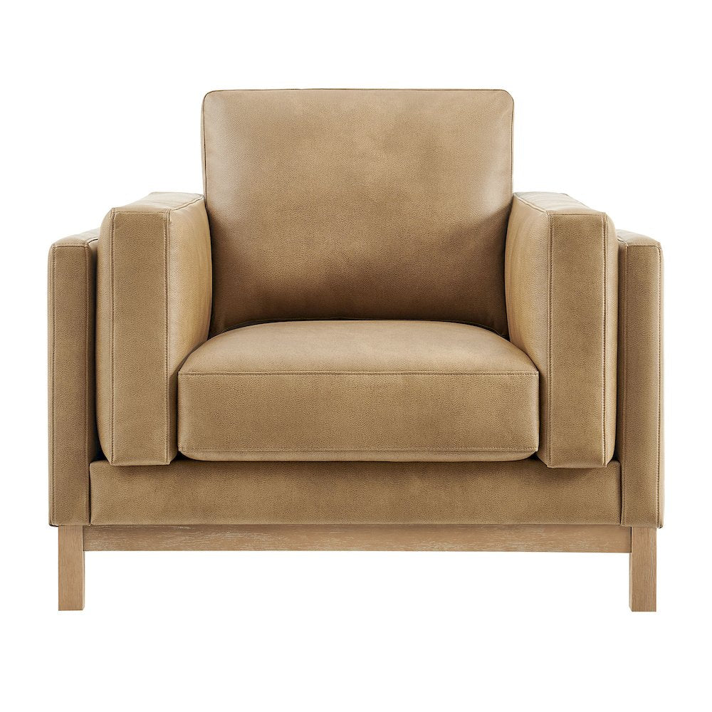 Roscoe Vegan Leather Armchair