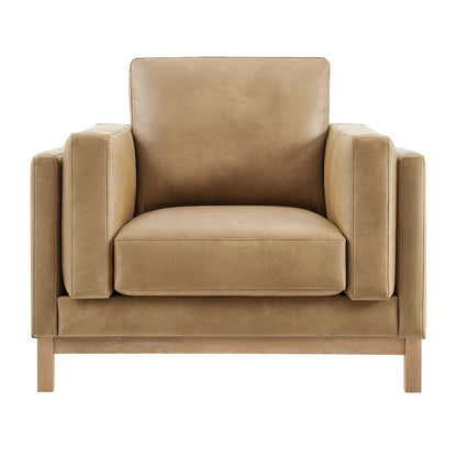 Roscoe Vegan Leather Armchair
