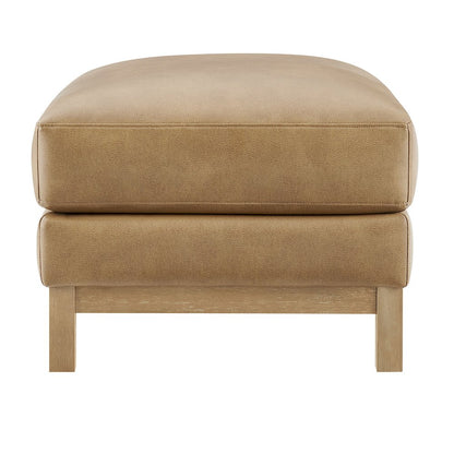 Roscoe Vegan Leather Ottoman