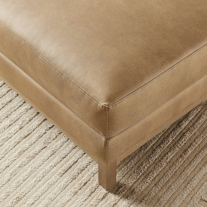Roscoe Vegan Leather Ottoman
