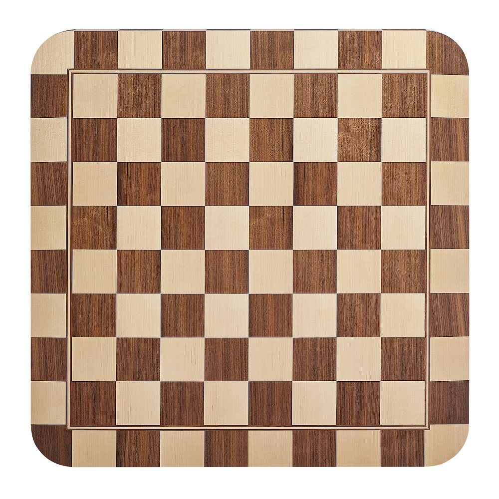 Oscar 36 Inch Square Checkered Dining Table