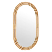 Corsica Oval Rattan Wall Mirror