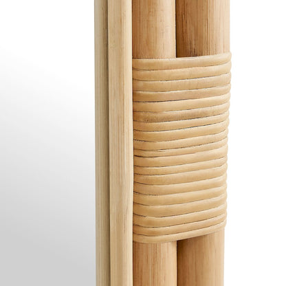 Corsica Oval Rattan Wall Mirror