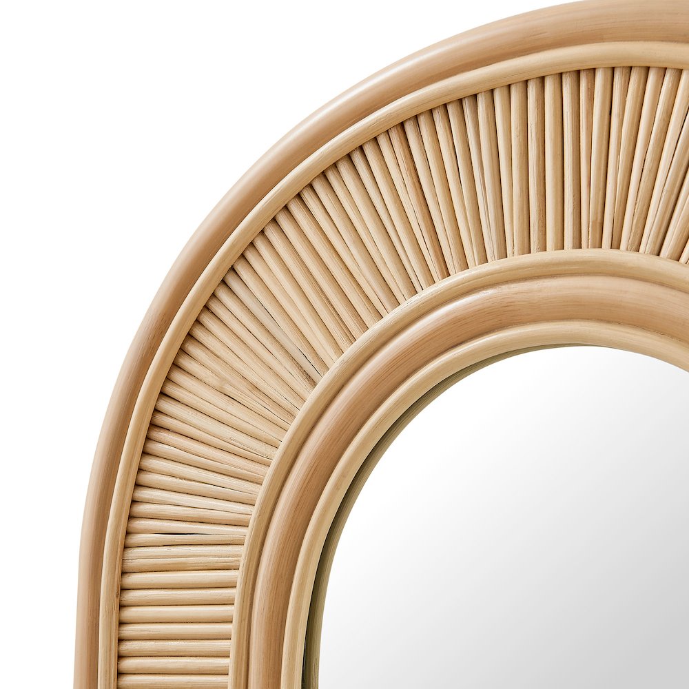 Sovana Oval Rattan Wall Mirror