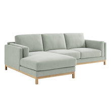 Roscoe Left-Facing Fabric Sectional Sofa with Chaise