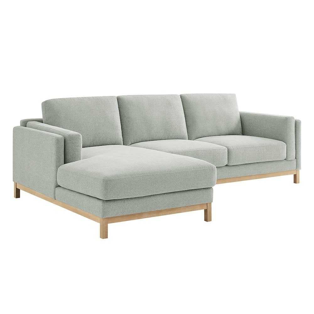 Roscoe Left-Facing Fabric Sectional Sofa with Chaise