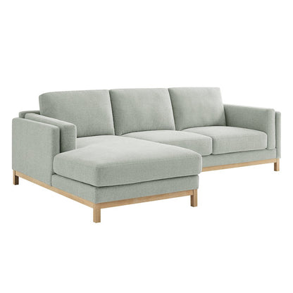 Roscoe Left-Facing Fabric Sectional Sofa with Chaise