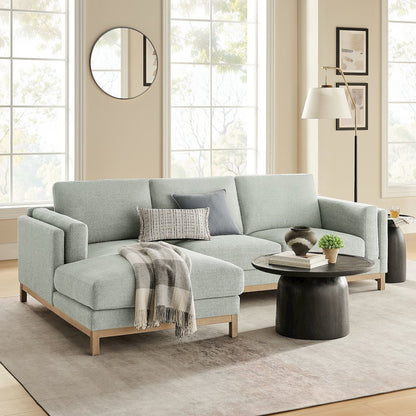 Roscoe Left-Facing Fabric Sectional Sofa with Chaise