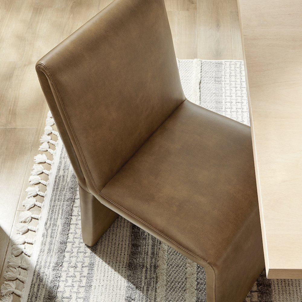 Emory Vegan Leather Dining Side Chair