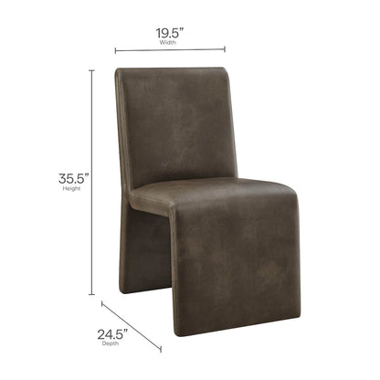 Emory Vegan Leather Dining Side Chair