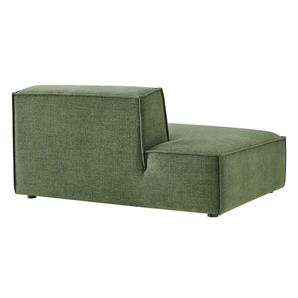 Restore Performance Fabric Upholstered Left-Facing Armless Modular Chaise