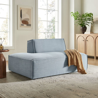 Restore Performance Fabric Upholstered Left-Facing Armless Modular Chaise